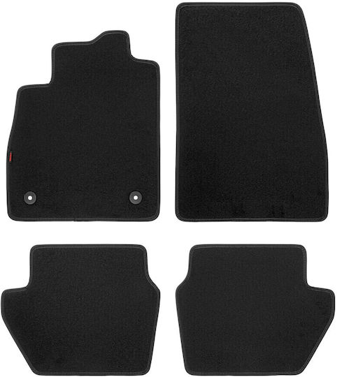Lampa Set of Front and Rear Mats 4pcs for Ford Puma Black