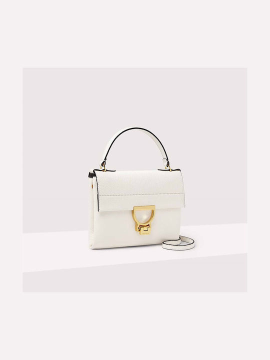 Coccinelle Arlettis Mini Women's Leather Handbag White