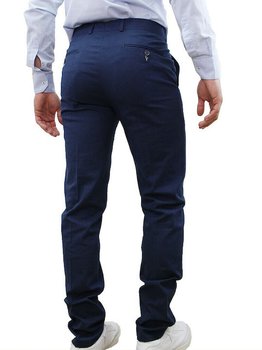 Dors Ανδρικό Παντελόνι Chino Navy Μπλε