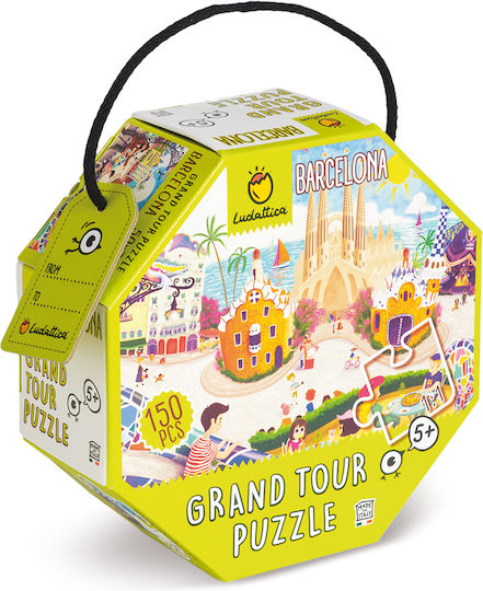 Kids Puzzle Barcelona Grand Tour for 5+ years+ Years 150pcs Ludattica