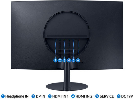 Samsung S39C VA Curved Monitor 32" FHD 1920x1080 με Χρόνο Απόκρισης 4ms GTG