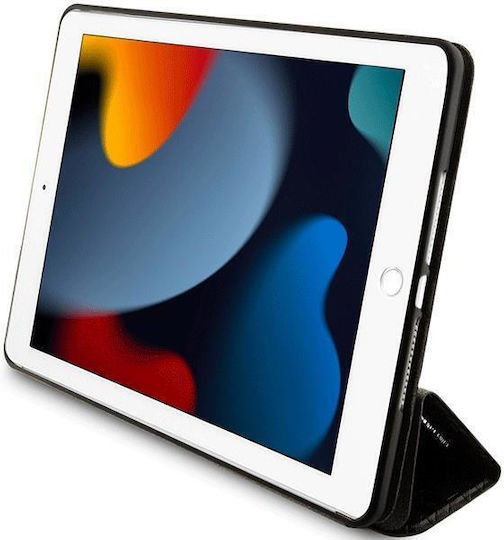 Karl Lagerfeld Saffiano Karl & Choupette Head Flip Cover Μαύρη (iPad 2019/2020/2021 10.2'')