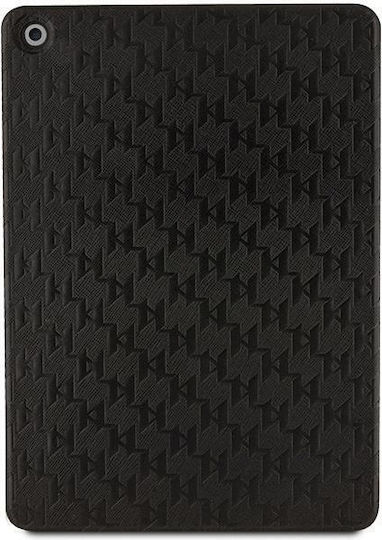 Karl Lagerfeld Saffiano Karl & Choupette Head Flip Cover Μαύρη (iPad 2019/2020/2021 10.2'')