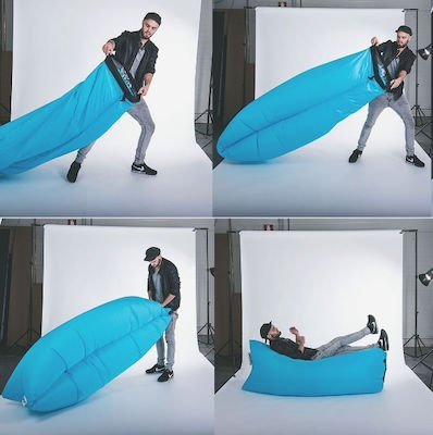 Inflatable Lazy Bag Blue