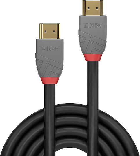 Lindy HDMI 2.1 Ultra High Speed 48Gbps 4K 120Hz HDR VRR Cable HDMI Male - HDMI Male 1m Black