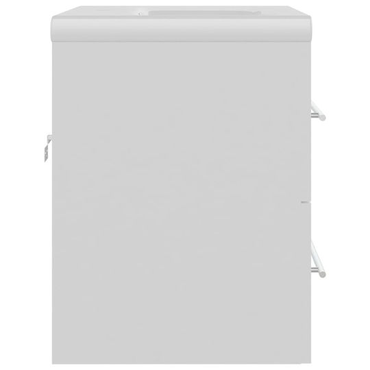vidaXL Шкаф със Мивка Д60xШ38.5xВ48см Бял
