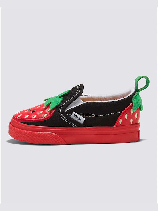 Vans Παιδικά Sneakers On Berry Slip-on Red / Black