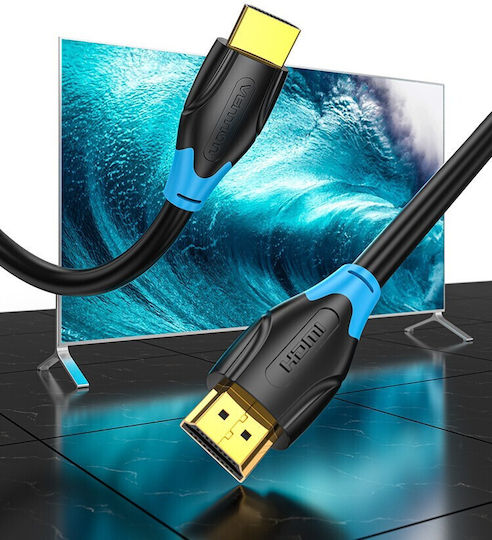 Vention HDMI 2.0 Premium High Speed 4K 60Hz HDR Cable HDMI Male - HDMI Male 1.5m Black