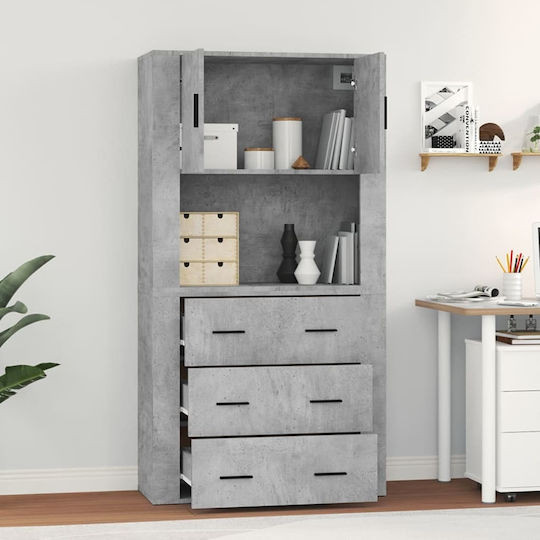 Wooden Office Cabinet 80x33x70cm