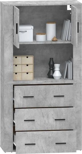 Wooden Office Cabinet 80x33x70cm