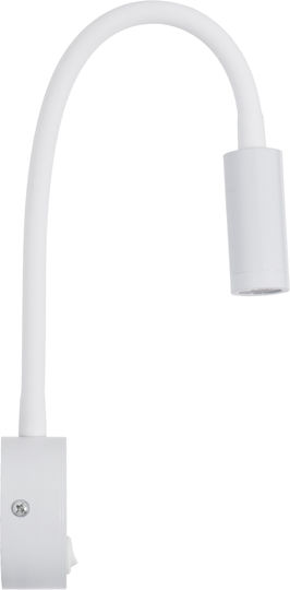 GloboStar Goose Single LED Natural White Spot in White Color
