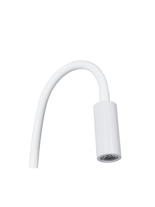 GloboStar Goose Single LED Natural White Spot in White Color