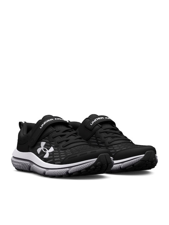 Assert 10 Kids Sports Shoes Running with Hoop & Loop Closure Black