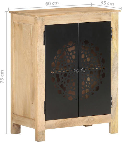 Мебели за съхранение Бежов 60x35x75см