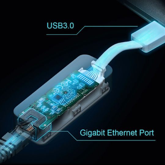 TP-LINK UE300 USB Network Adapter With Wired Gigabit Ethernet Connection Network Version v4
