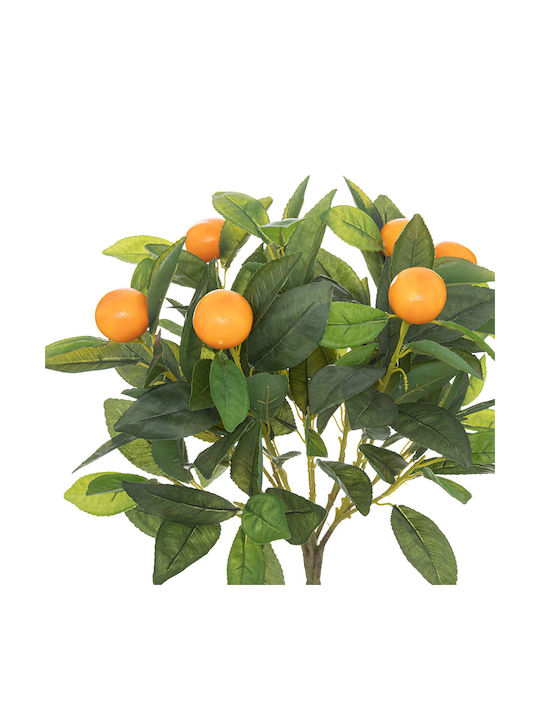 Spitishop Τεχνητό Φυτό σε Γλάστρα Πορτοκαλιά 62cm