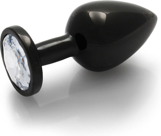 Shots Ouch Metal Butt Plug Πρωκτική Σφήνα Medium Gunmetal / Diamond