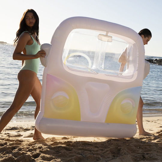 Sunnylife Luxe Camper Ombre Inflatable Mattress for 2 People White 160x155cm