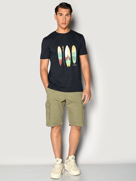 T-shirt Navy Μπλε