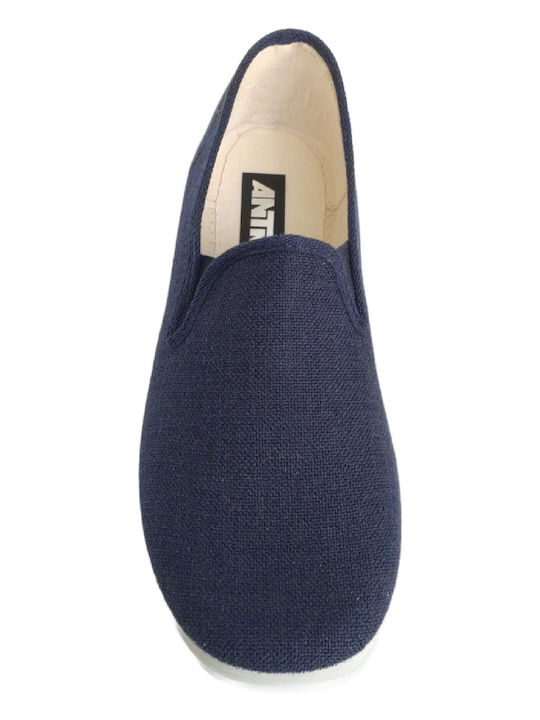 Papuci Bărbați Închiși De Iarnă Navy Blue