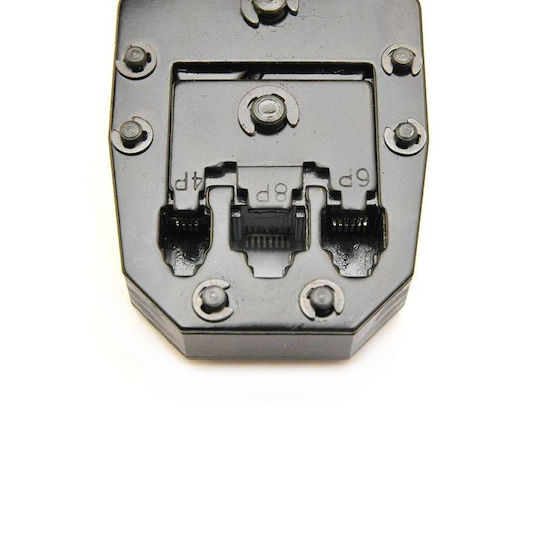 Rolinger Πρέσα Ακροδεκτών Δικτύου RJ12, RJ11, RJ45, RJ10 με Απογυμνωτή (Μήκος 180mm)