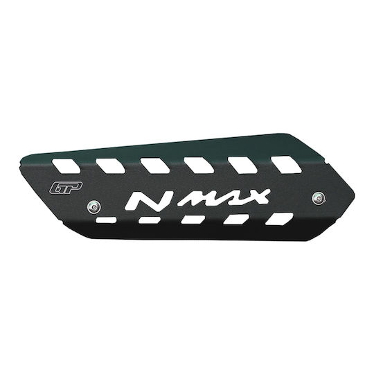 GPK Προστατευτικό Εξάτμισης Μοτοσυκλέτας Yamaha NMAX 2015-2020 Μαύρο