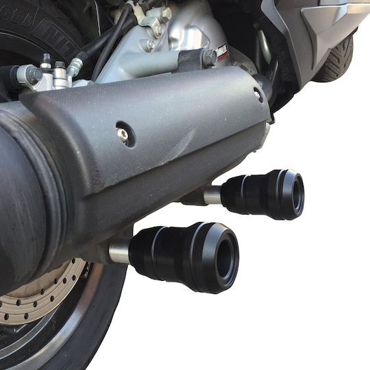 GPK Προστατευτικό Εξάτμισης Μοτοσυκλέτας Yamaha X-MAX 250 Μαύρο