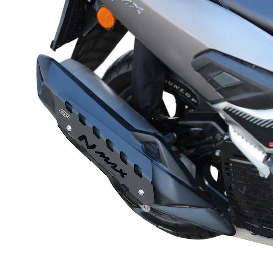 GPK Προστατευτικό Εξάτμισης Μοτοσυκλέτας Yamaha NMAX 2015-2020 Μαύρο