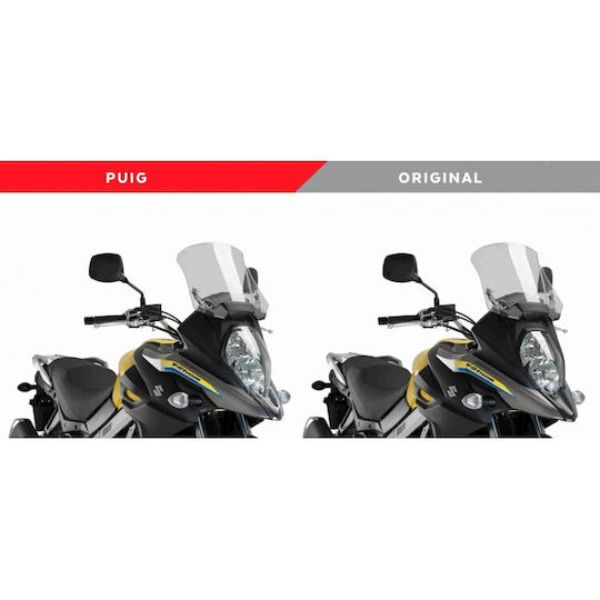 Puig Προστατευτικό Φαναριού Μοτοσυκλέτας Suzuki DL 650 V-STROM Διάφανο
