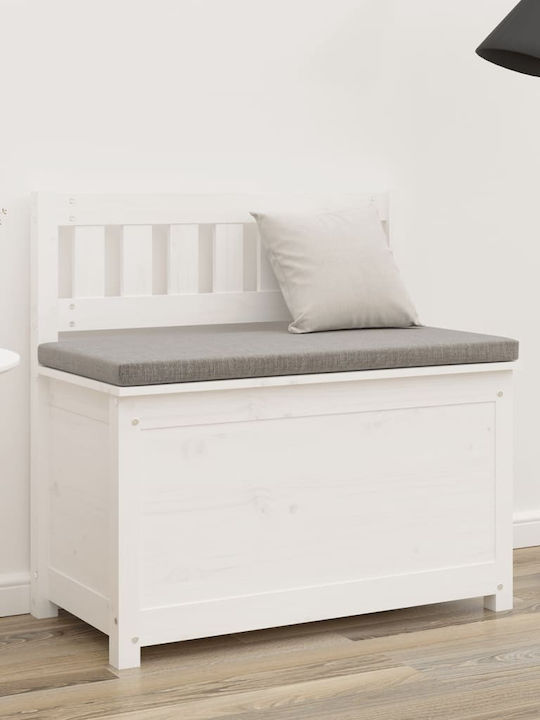 Bench Outdoor Wooden with Chest 80x41x77cm