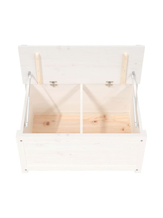 Bench Outdoor Wooden with Chest 80x41x77cm