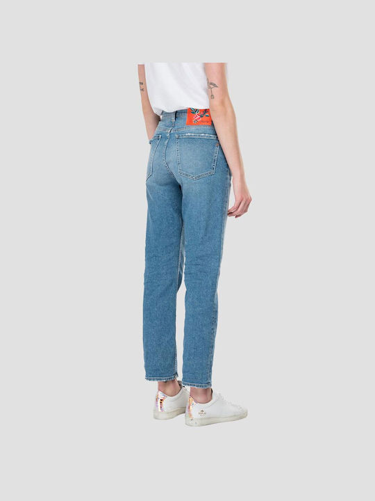 Replay Maijke High Waist Women's Jean Trousers in Straight Line