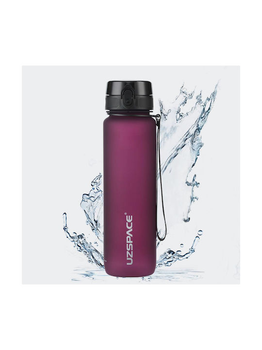 Uzspace Frosted Hydration Measured Leak Proof Water Bottle 1000ml Uzspace Frosted Hydration Measured Leak Proof Water Bottle 1000ml