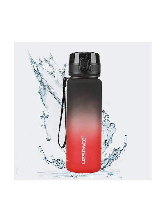 Uzspace Tritan BPA Free Sportiv Sticlă de apă Plastic 500ml Multicolor