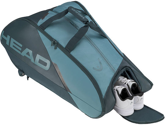 Head Tour 12R Tennis 15 Racket Tennis Bag Blue