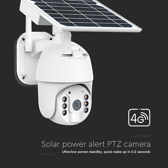 V-TAC 11616 IP Камера за наблюдение 4G Full HD 1080p Водоустойчива с Двупосочна Комуникация и Обектив 3.6мм