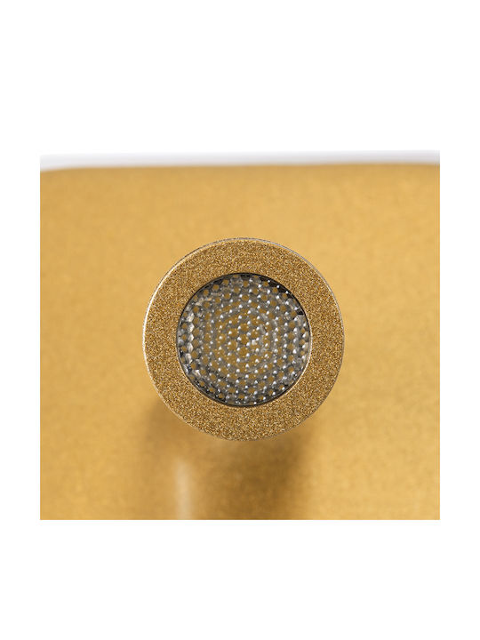 GloboStar LADY-O Single Built-In Led Natural White Spot in Gold Colour
