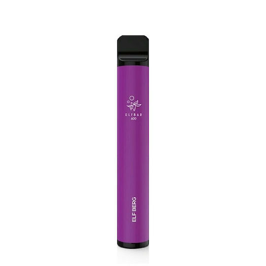 Elf Bar Einweg E-Zigarette 600 Züge Weintrauben 2ml 18mg Grape Lila 1Stück