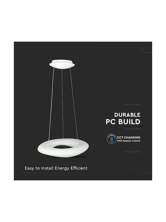 V-TAC Pendant Light White 60x200cm