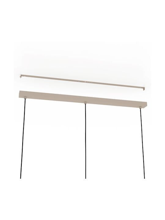 Eglo Romazzina Pendant Light White Rail with Socket E27 90x20x110cm