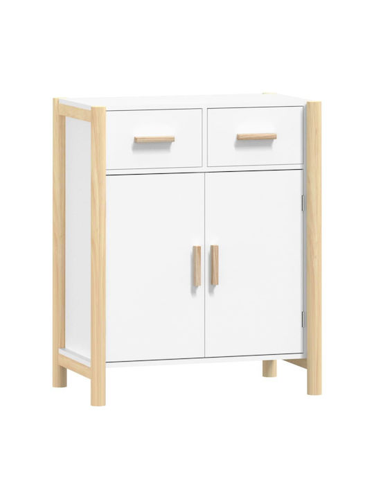 Wooden Buffet White L62xW38xH75cm