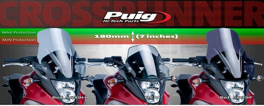 Puig Прозрачна козирка Мотоциклет за Honda Кросранър 5639W
