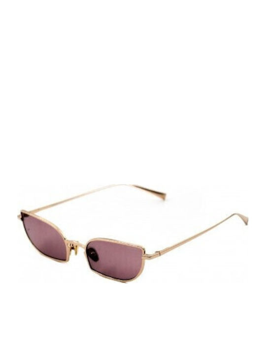Kreuzbergkinder Ophelia Sunglasses Χρυσά with Metal Frame & Pink Lens Kreuzbergkinder Ophelia Sunglasses Χρυσά with Metal Frame & Pink Lens