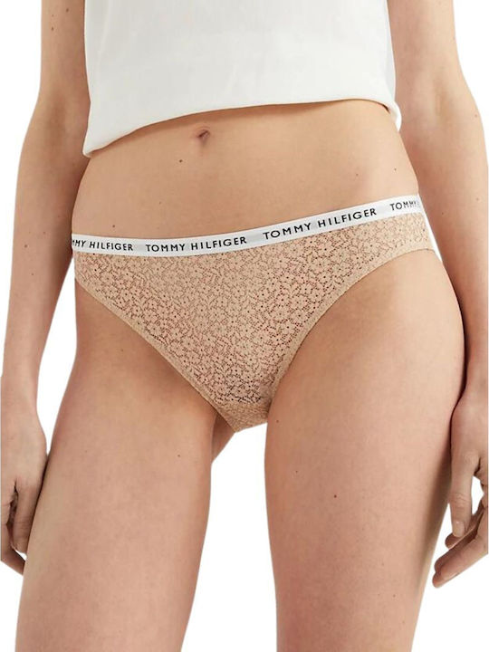 Γυναικεία Slip 3Pack με Δαντέλα Μπλε