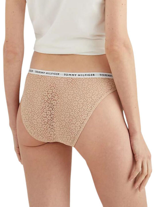 Γυναικεία Slip 3Pack με Δαντέλα Μπλε