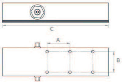 Domus Mechanismus zur Türwiederherstellung für Türen bis zu 125cm und 100kg Silber