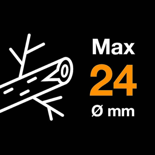 Fiskars Ψαλίδι Κλαδέματος Μήκους 28.5cm με Μέγιστη Διάμετρο Κοπής 24mm