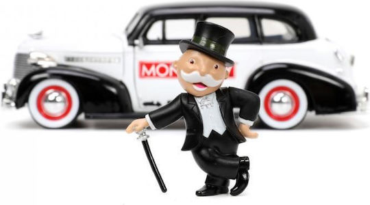 Jada Toys Domnul Monopoly: 1939 Chevy Master Figurină de acțiune la scară 1:24