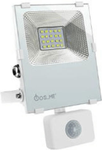 Fos me Waterproof LED Floodlight 30W Warm White with Motion Sensor IP65