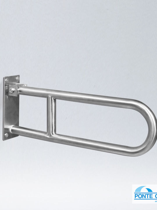 Ponte Giulio Λαβή Μπάνιου Inox 80cm Ασημί